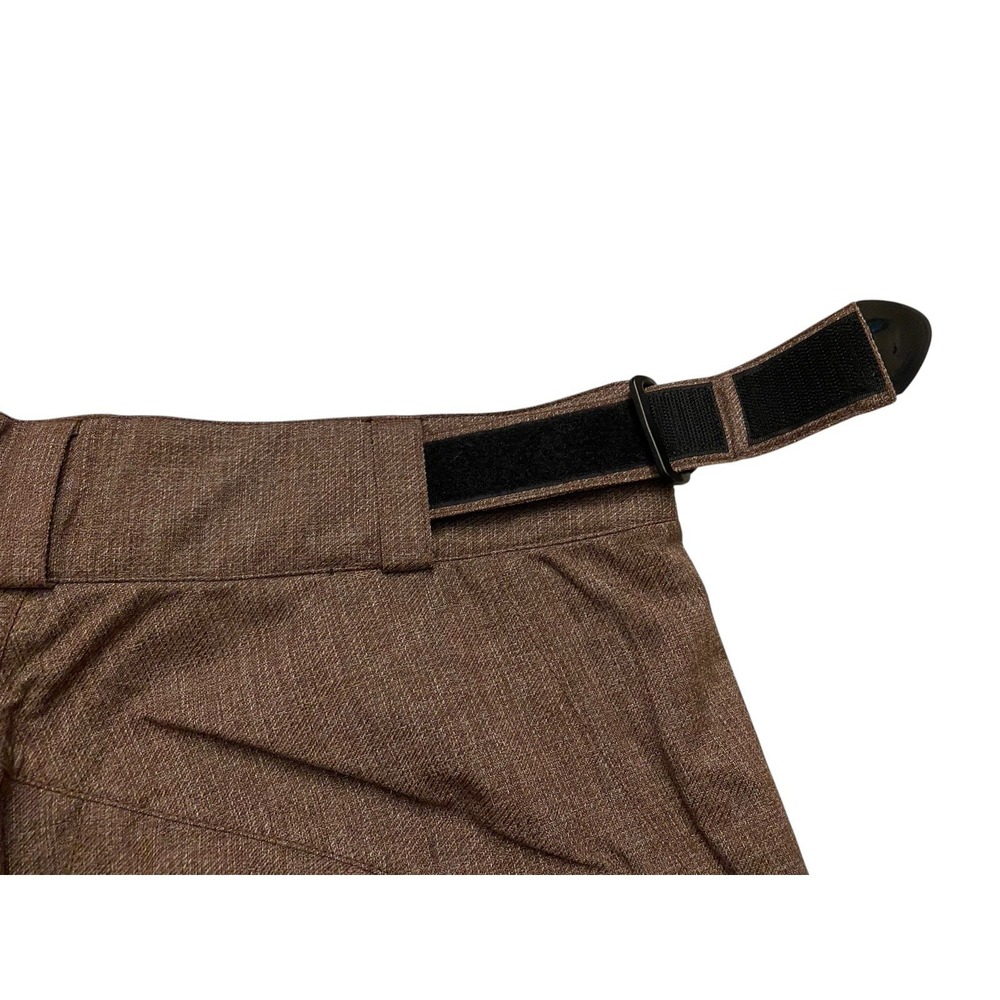 Obermeyer Revert Snowboard Pants Mens M Brown Melange Cargo Ski Insulated Vent - Picture 11 of 13